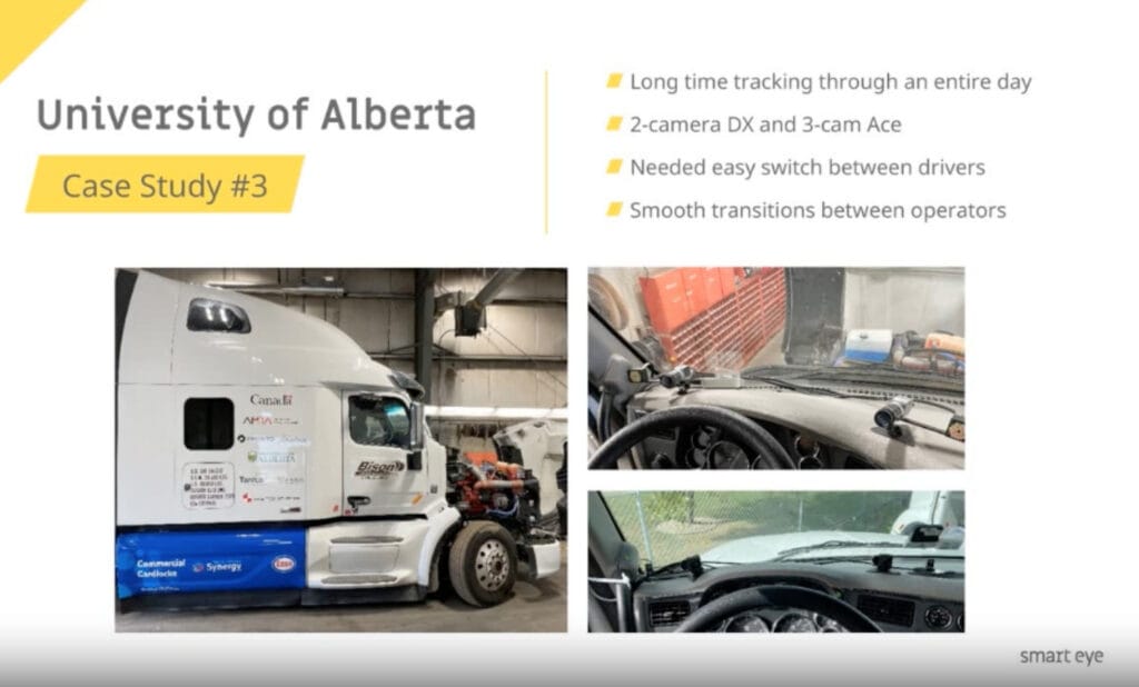 eye tracking for trucks